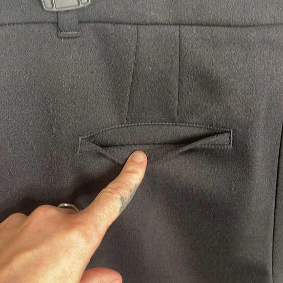 NWT- WHITE HOUSE BLACK HIGH RISE MARKET BLACK SLIM ANKLE LACE SLACKS SIZE 4R - Picture 9 of 10